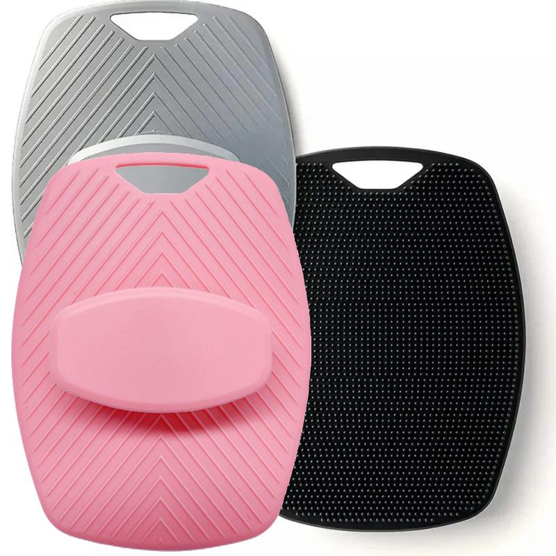 1 Stück Weiche Silikon Peelingbürste Reiniger Manuelle Körperreinigung Körperpflege Schrubber Dusche Sanfte Massage Badebürste Universal