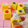 Cheese Mouse Squeeze Cup Toy - Fun Stress Relief and Prank Toy, TikTok Trending Style