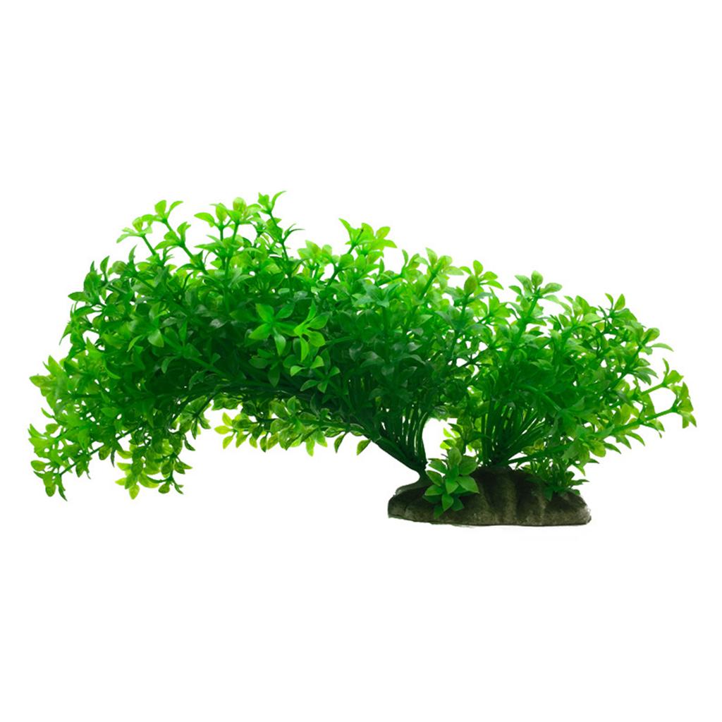 Plastic Water Plants for Aquarium Realistic Artificial Plants Grass Ornaments 5 Inch High Fish for Tank Decorations