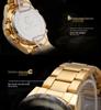 AMST Aimeishi Dual Display Waterproof Quartz Men's Watch - Gold