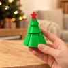 Christmas Tree Fidget Toy Toy, 3D Printed Flexible Sensory Decompression Transformation Portable Stress Toys Figurine for Desk Decor, Relief Gift Kids