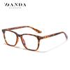New tr90Blue light blocking glasses retro eyeglass frames for men and women6919Artistic transparent flat glasses direct supply