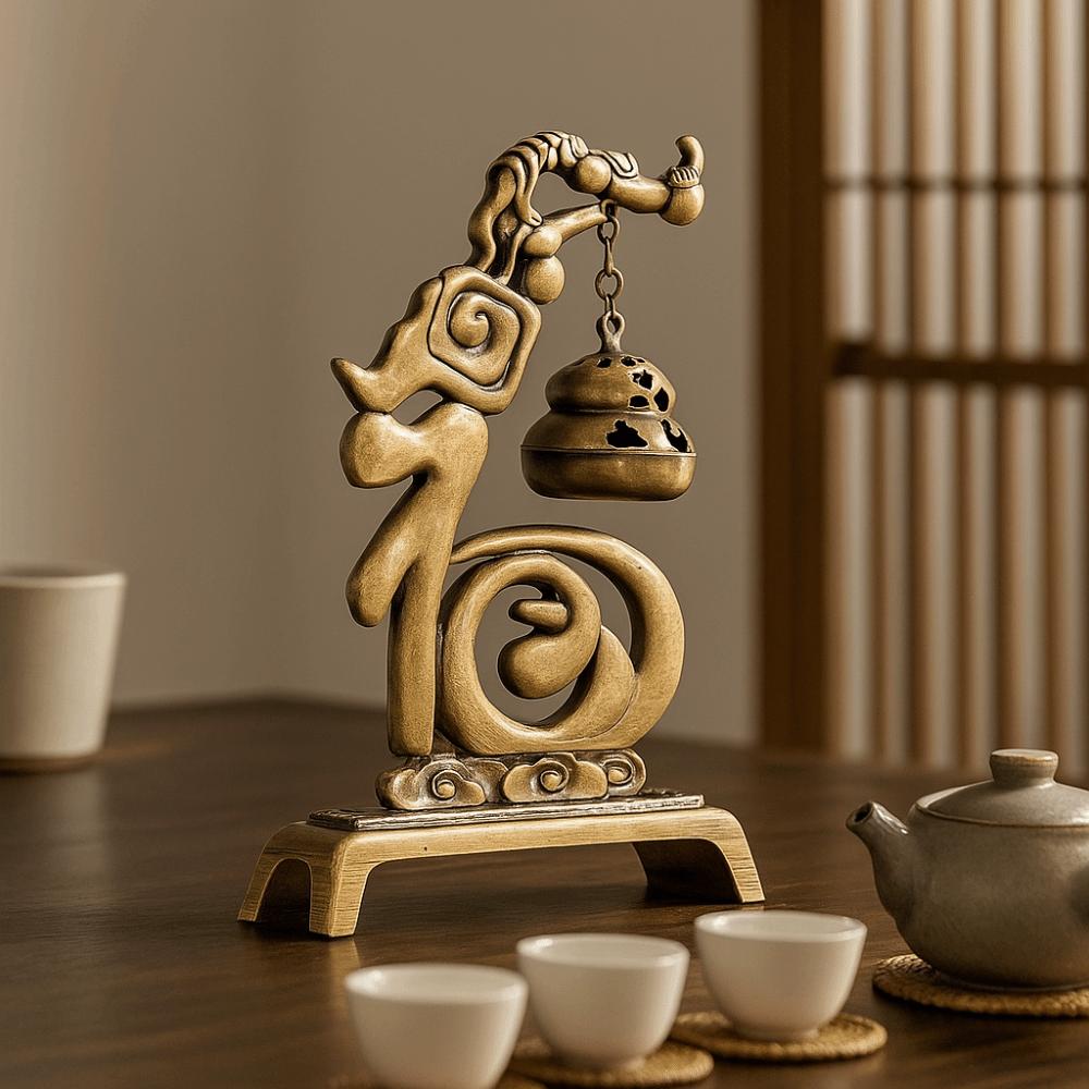 Exquisite Aromatherapy Burner Retro Incense Container Creative Coil Incense Holder  Home Use
