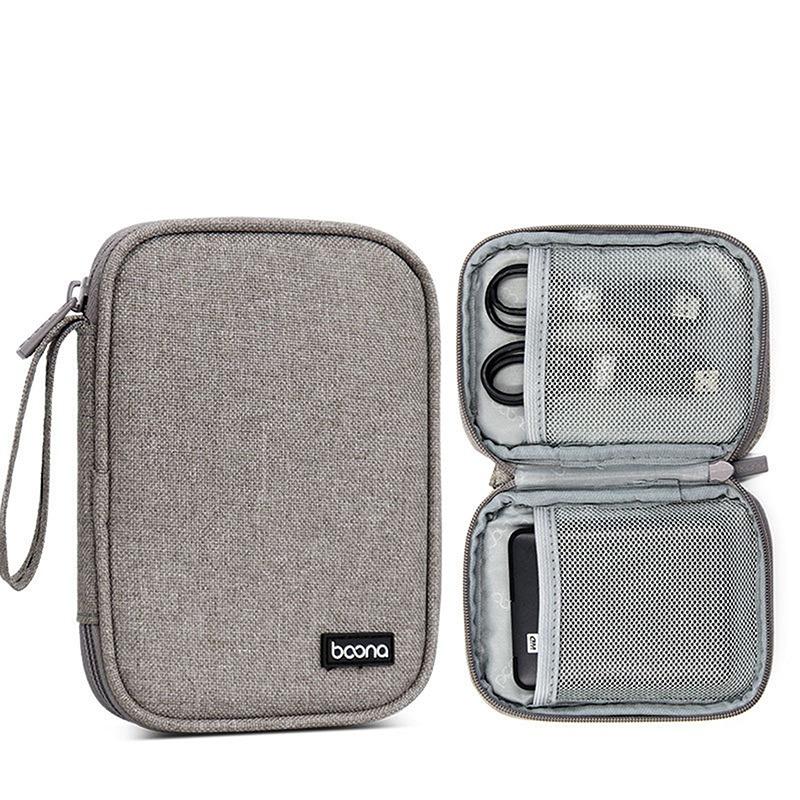 

Portable Hard Drive Storage Bag Multifunctional Shockproof Carrying Case Durable Large Capacity HDD SSD Organizer Bag