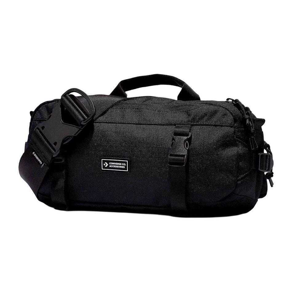 New Converse Fabric Fanny Pack Crossbody Bags Regular Unisex Black 10022101-A01