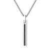 Stick Pendant Zirconia Stainless Steel Necklace [KOAI] Men's
