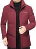 2025 Stylish Cotton Stand Collar Jacket: Winter Business Casual Outerwear for Men
