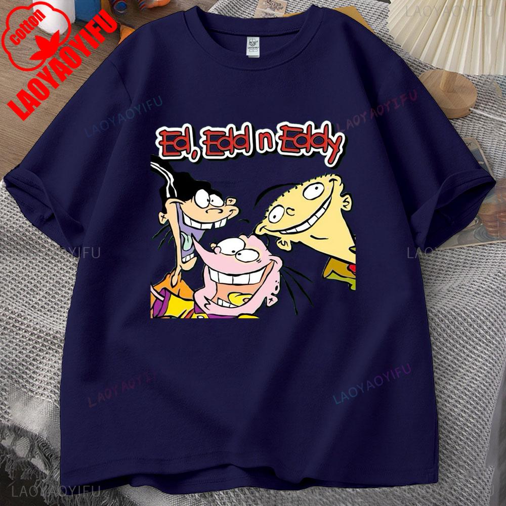 EdEdd N Eddy Unisex T Shirt EdEdd N Eddy Printed Tshirt Tops EdEdd N Eddy 90s Funy T Shirt Cartoon Figure High Quality Cotton