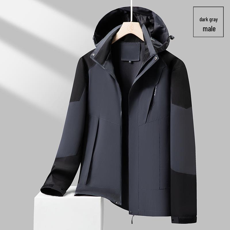 Unisex Waterproof Windproof Rain Jacket for Spring/Autumn - Lightweight Outdoor Travel & Mountaineering Coat