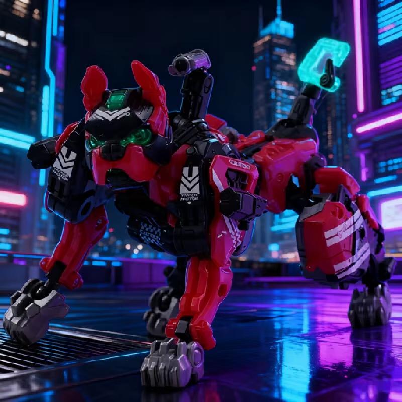 52toys Hot Sell Beast Box Series Giant Claw Dog Deformation Toy Assembly Model Tide Play Guochuang Mecha Hand Holiday Perfect Gift