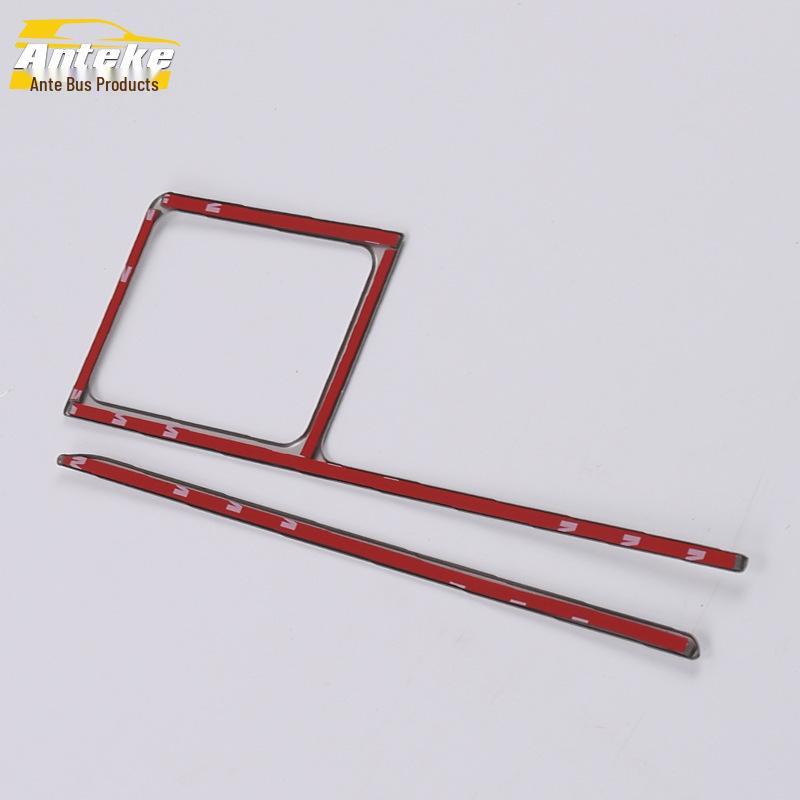 15 CRV Stainless Steel Cup Holder Decorative Strip and Slot Accessory