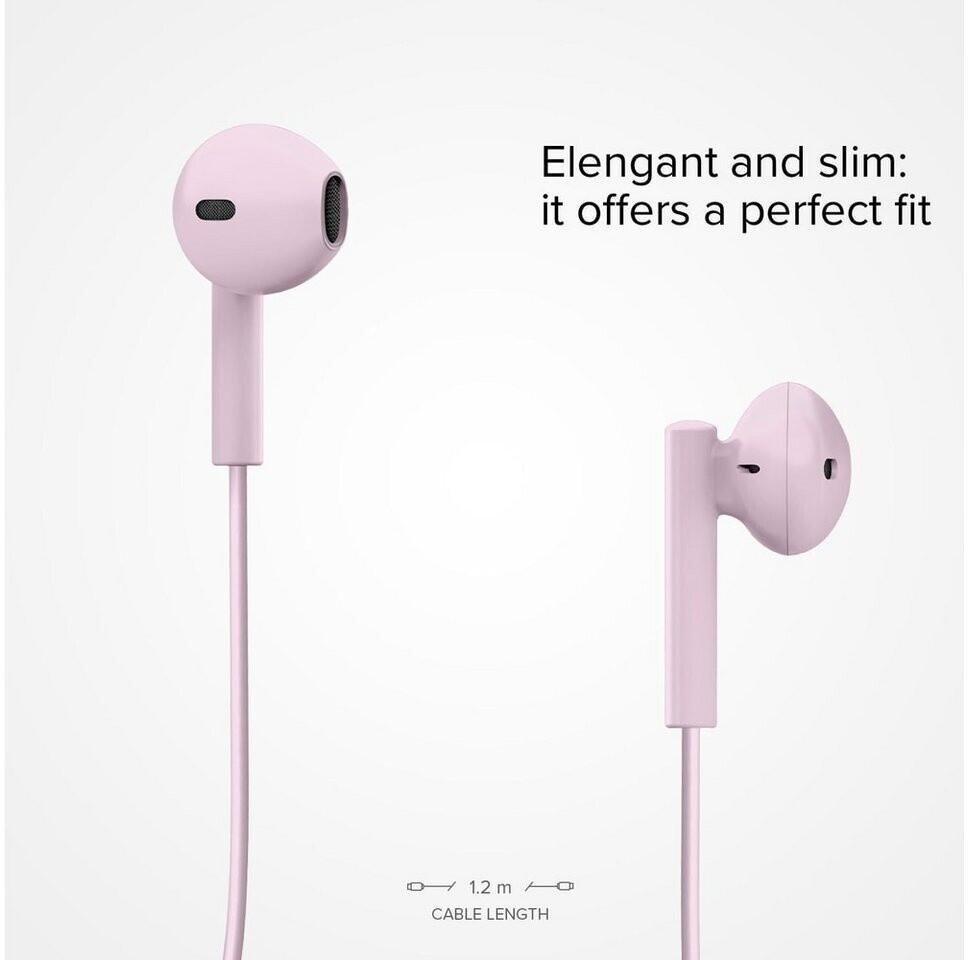 Наушники SBS Mobile STUDIO MIX 65c Wired Earset с Semi In-Ear USB-C Kabel розовый
