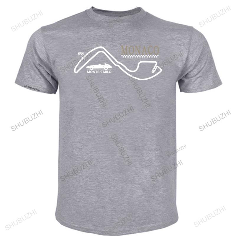 

man tshirts brand clothing Hot Sale Cotton Race Retro Retro Monaco Race Circuit TShirt Summer Style Tee Shirt 4XL