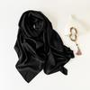 Solid Color Headscarf Long Scarf Women'S Silk Scarf Hot-Selling Scarf Scarf Shawl Multi-Purpose Hijab