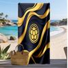 Asciugamano da Spiaggia Stampa Calcio Colombia Asciugatura Rapida Super Assorbente Morbido Asciugamano da Bagno per Nuoto Spiaggia Viaggio Souvenir Regalo