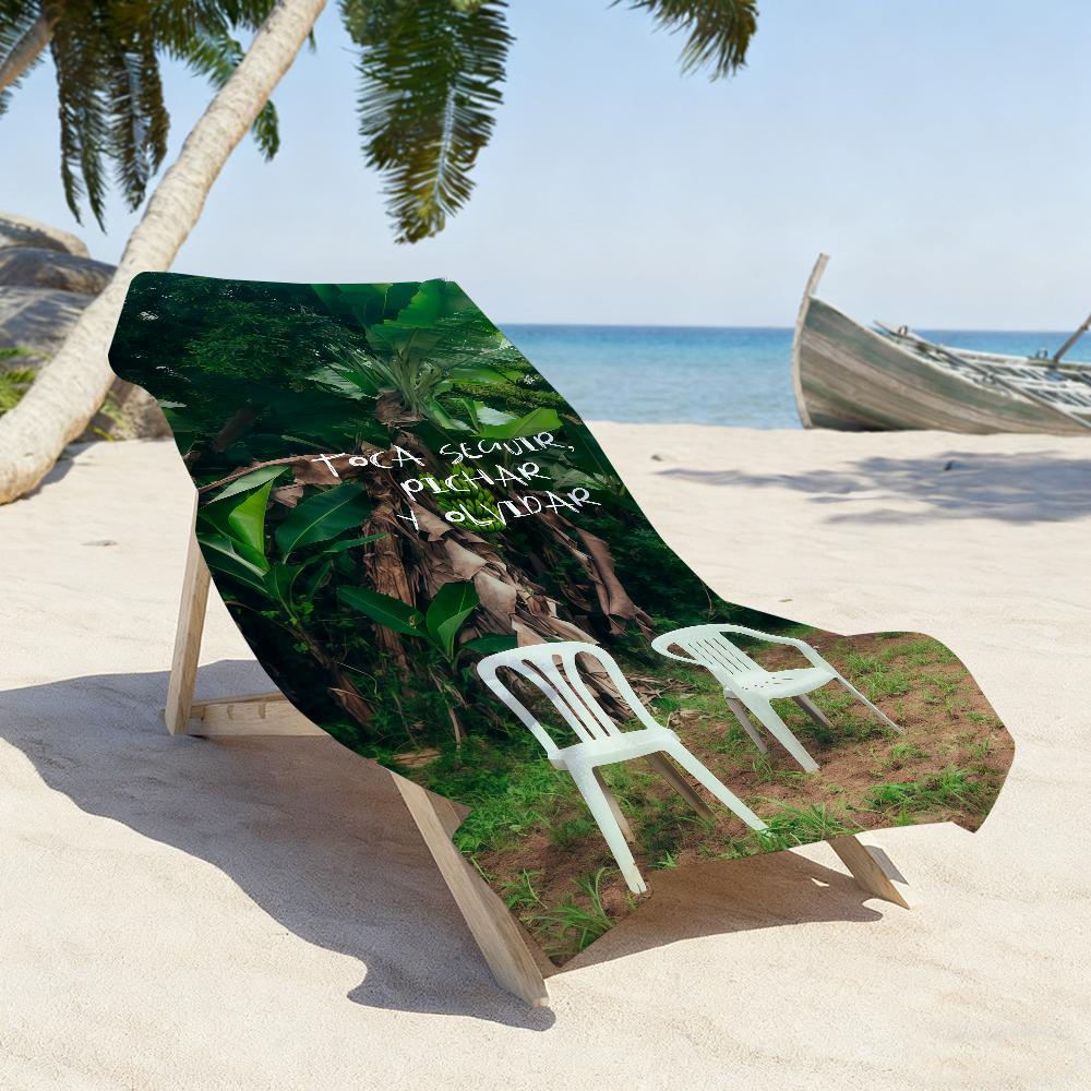 Tapis de refroidissement Singer B-Bad B-Bunny Sport Séchage Rapide Matériel de Voyage Camping Résistant au Sable Doux Léger Grande Serviette de Plage