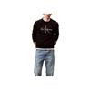 Calvin Klein Sweat-shirt Homme Minimaliste Confortable Polyvalent Décontracté Col Rond Logo 40BM801-UB1