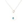 Rare Blue Cat's Eye Gemstone 925 Sterling Silver Jewelry Handmade Pendant 1.45" PP-27-34