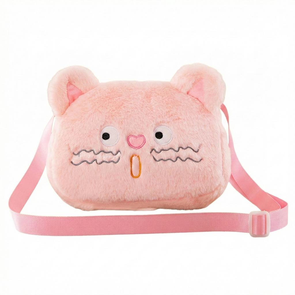 Cute Plush Bag For Girls, Single-shoulder Bag, Children's Cartoon Crossbody Bag