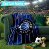 Custom Name Blanket Orlando Basketball Team Blanket Bedding Blanket for Travel, Camping, Living Rooms, Offices, Sofas, Fan Christmas Gift