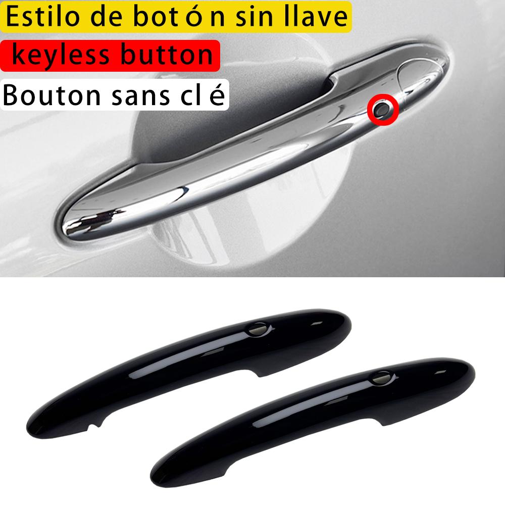 

2Pcs Glossy Black Door Handle Cover Stickers For MINI ONE Cooper S JCW F54 F55 F60 F56 F57 Car Styling Interior Car Accessories
