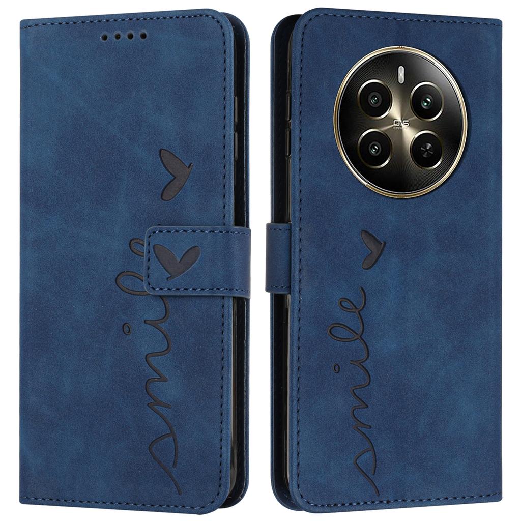 For Realme Narzo 70 5G/Narzo 70 Pro 5G/P1 5G/12 4G/12+ 5G Case Viewing Stand PU Leather Phone Cover Imprinted Pattern