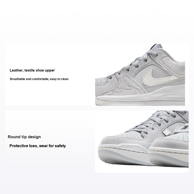 Кроссовки Air Jordan Stadium 90 GS Серый волк Детские Кроссовки Photon-Dust Белый Нейтрально-серый HF6014-002 36