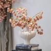Artificial Physalis Flower Bouquet Room Decor Pink Flower Fruit Tree Wedding Party Decor Aesthetic Art Simulation Flowers