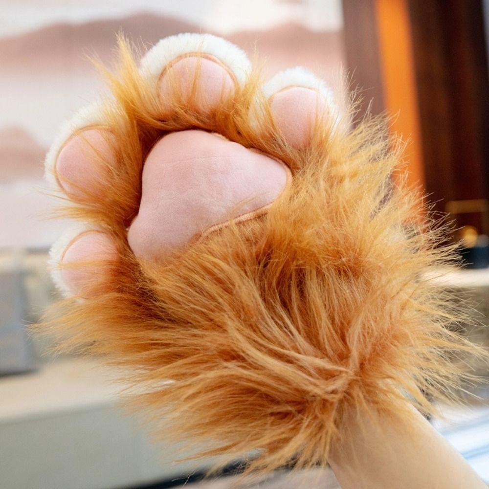 Fursuit Kigurumi Cosplay Costume Gloves Furry Cosplay Props Kawaii Cat Claw Mittens Club