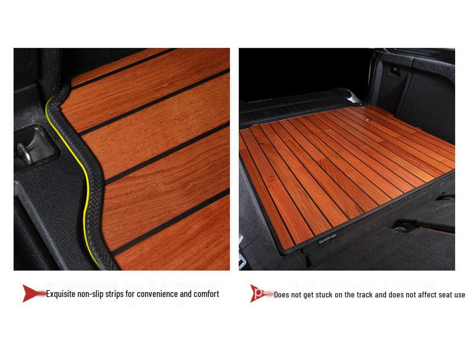Teak Wood Car Floor Mats for Lincoln MKC, MKZ, Continental, Navigator