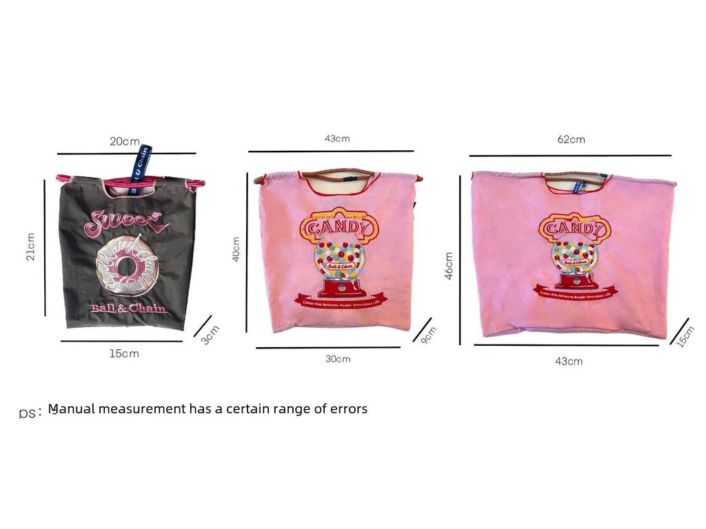 Ekologická vyšívaná nylonová nákupní taška s květinovým designem