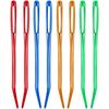 Multicolor Large Eye Darning Needles Bent Tip Yarn Needles Handicraft Crocheting Hooks