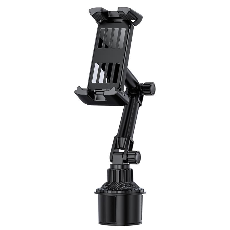 

Car Cup Holder Phone Mount - Universal Adjustable Stand for iPhone 15/14 Pro Max, Samsung Galaxy S23, iPad Mini - Hands-Free GPS чёрный