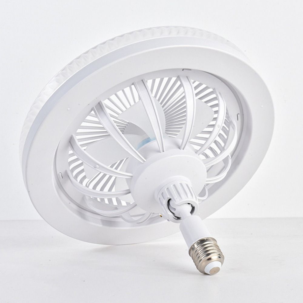 E27 Screw Ceiling Fan Lamp 2-in-1 LED Light Ceiling Fan Modern LED Fan Light Restaurant