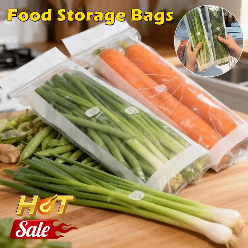 Fruits Vegetables Fresh-keep Bags Reusable Refrigerator Storage Bags Thickened Leakproof Containers Kitchen Sealed Packaging Bag