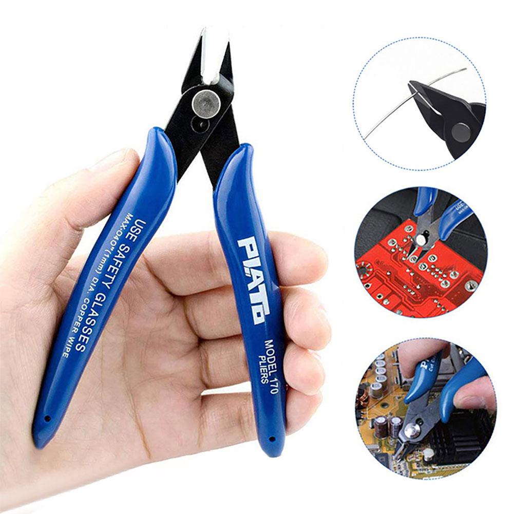 

Universal Pliers Diagonal Side Cutting Electrical Wire Cable Cutters Cutting Multi-Tool Pliers Electronic Scissors Trimmer