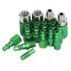 Universal Air Hose Fittings Aluminum Quick Connectors Universal Air Couplers & Plugs set High Pressure Air Fittings set