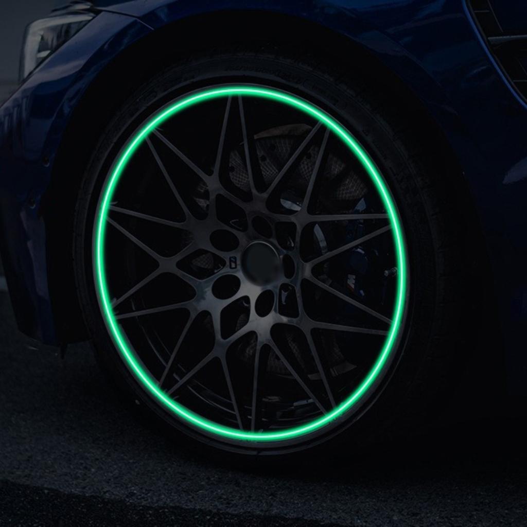 8 Stück Reifenventilkappen Leuchtendes Skelett Universelle Ventilkappen für Autos LKWs Motorräder Fahrräder