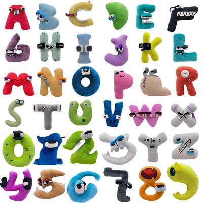 Boneco de Pelúcia Letra & Número AlphabetLore: Brinquedo Educacional Infantil