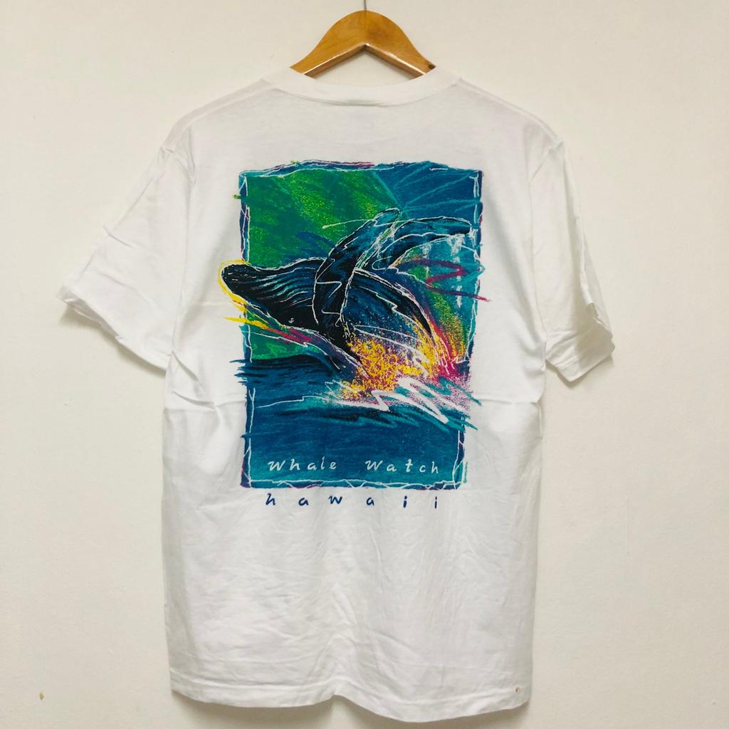 Hawaii “ Whale Watch T-Shirt / Souviner / Rare / Streetwear