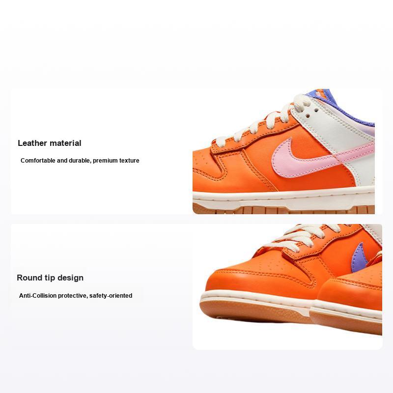 Кроссовки Nike Dunk Low SE GS Everything You Need Оранжевый Safety-Orange Medium-Soft-Pink FN0600-801 37.5