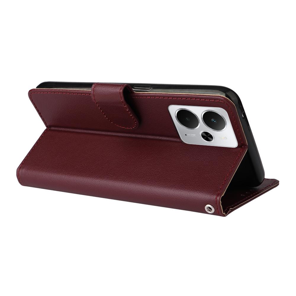 Phone Case For Realme 14 5G/Neo7x 5G/P3 5G/14T 5G ,Wallet Stand View PU Leather Cover with Wrist Strap