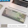 Wolf M87 Dual-Mode Wireless Silent Gaming Keyboard with Russian Keys