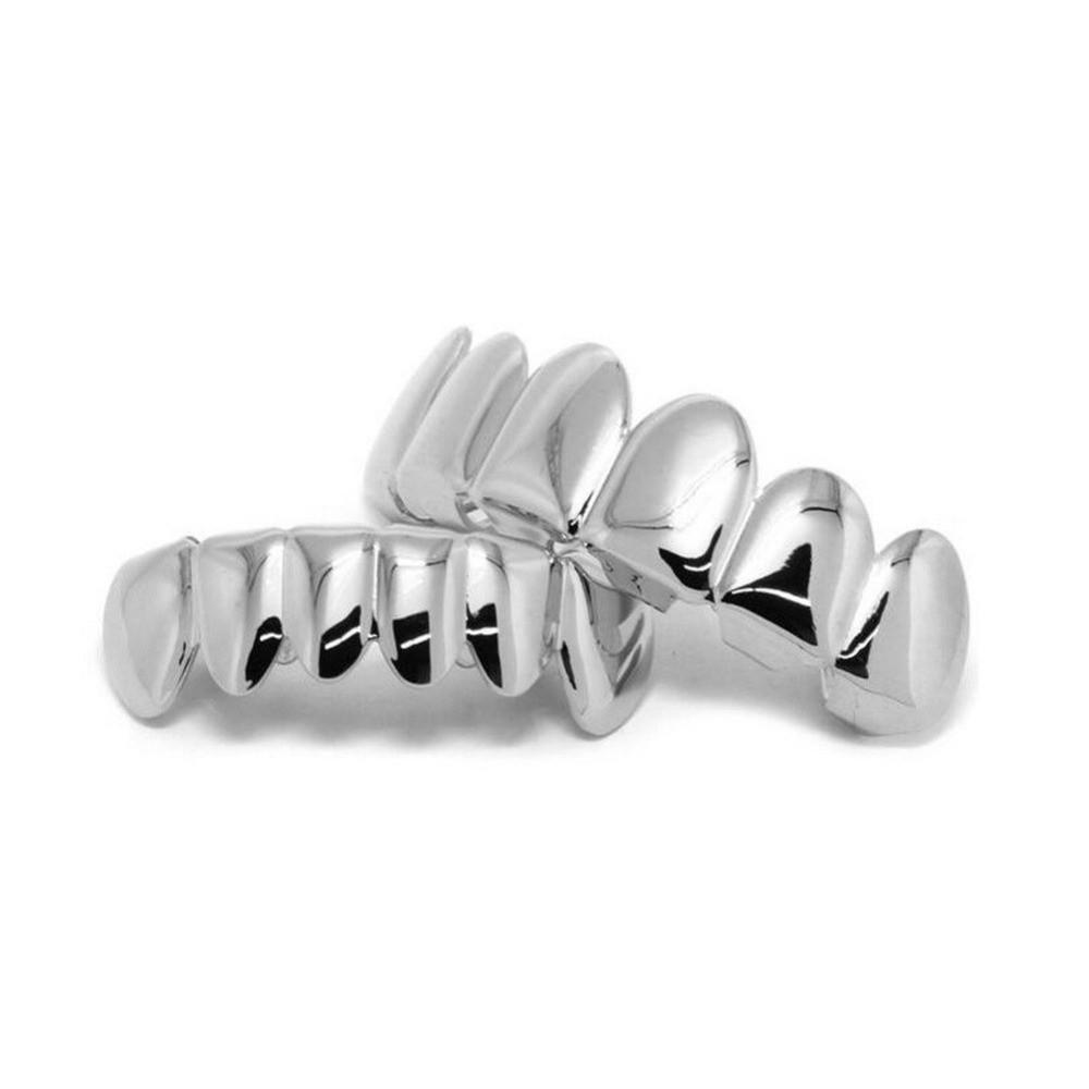 Top Bottom Set Teeth Grillz Durable Halloween Tooth Fashion Dental Grills Hip Hop Style