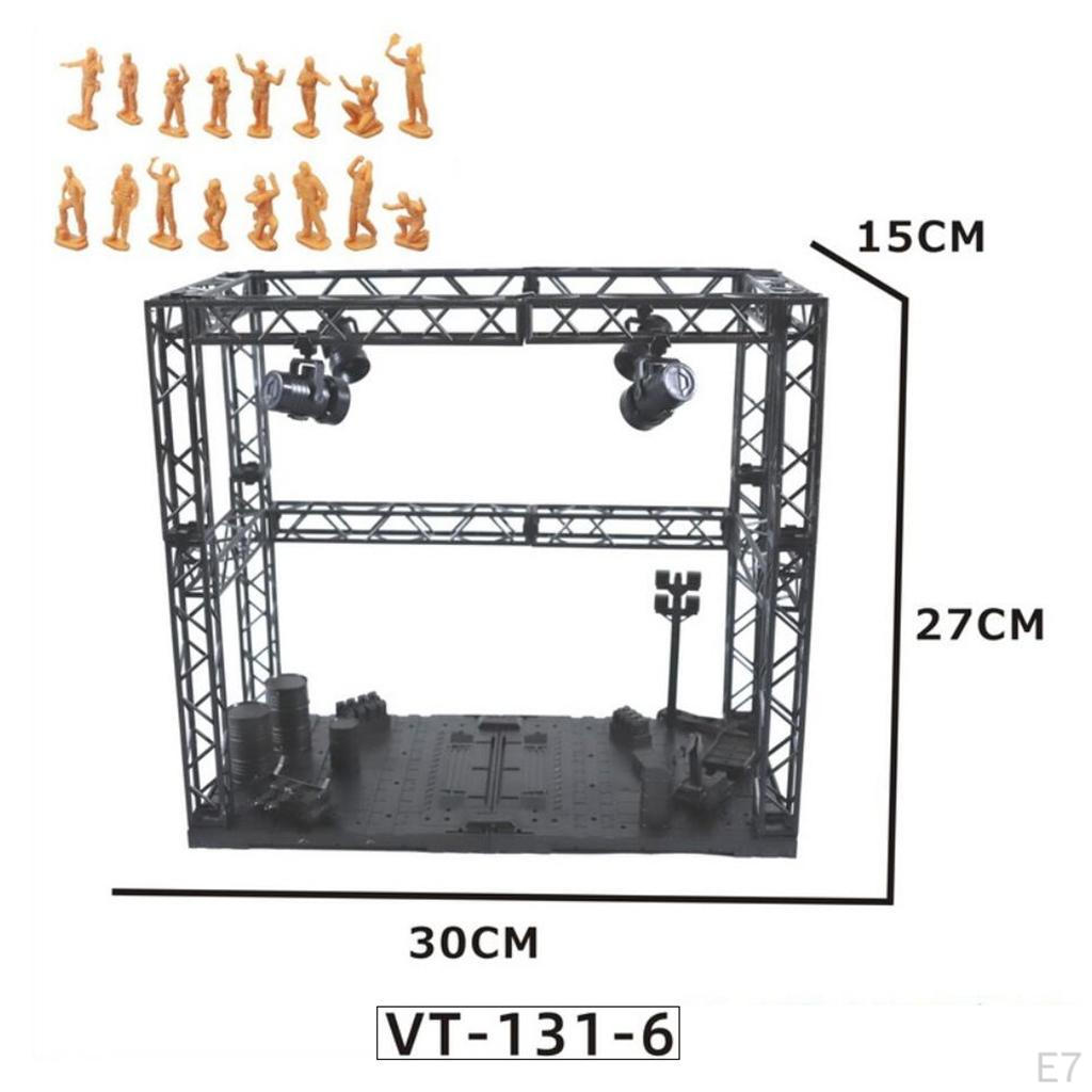 DIY Base Scene with 16 Figure Models