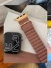 Magnetic Leather Band For Apple Watch 44 45 49mm 40 41mm 42 38mm 46mmMetal Stainless Steel Strap For iwatch 8 7 SE 6 5 4 3 2 S10