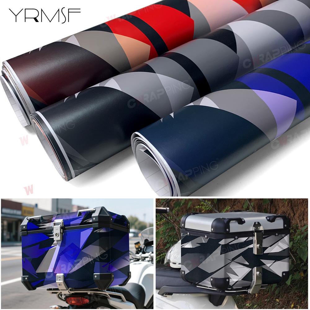 Exterior Car Stickers Geometric Camouflage Waterproof Paint Automotive Vinyl Paper for Car Tuning Accessories Wrapping Tools