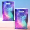 Galaxy Pattern Plastic Handbag Gift Goodie Candy Bags Birthday Party Decor Kids Wedding Birthday Party Supplies Gift Baby Shower
