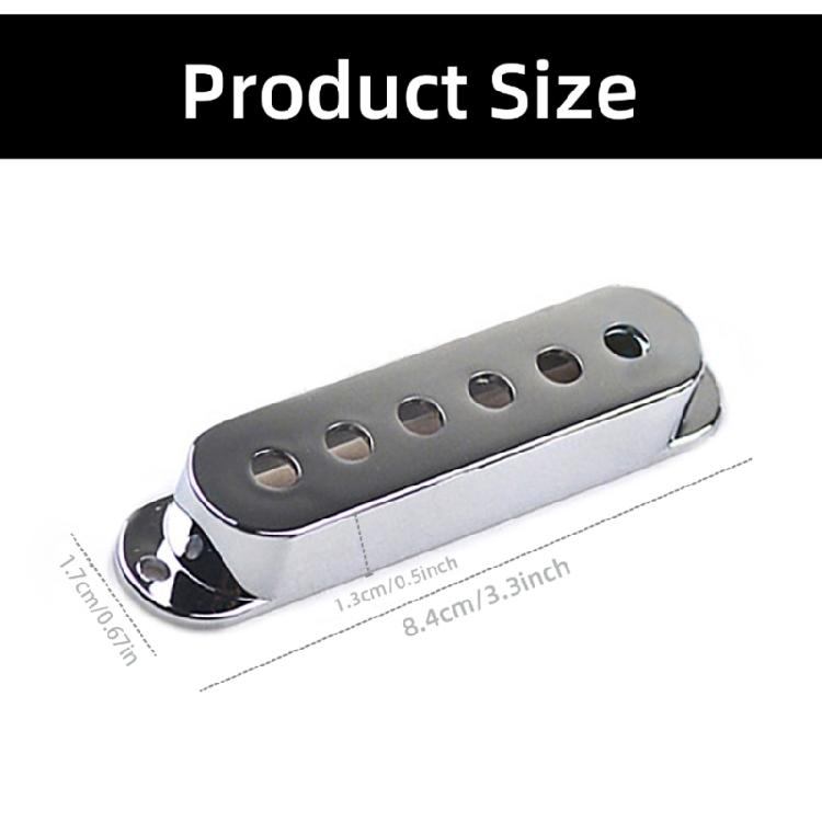 Single Coil Electric Guitar Pickup Cover with Volumes Tone Control Knob Switch Tip Guitar Pickup Holder Case Easy to Use