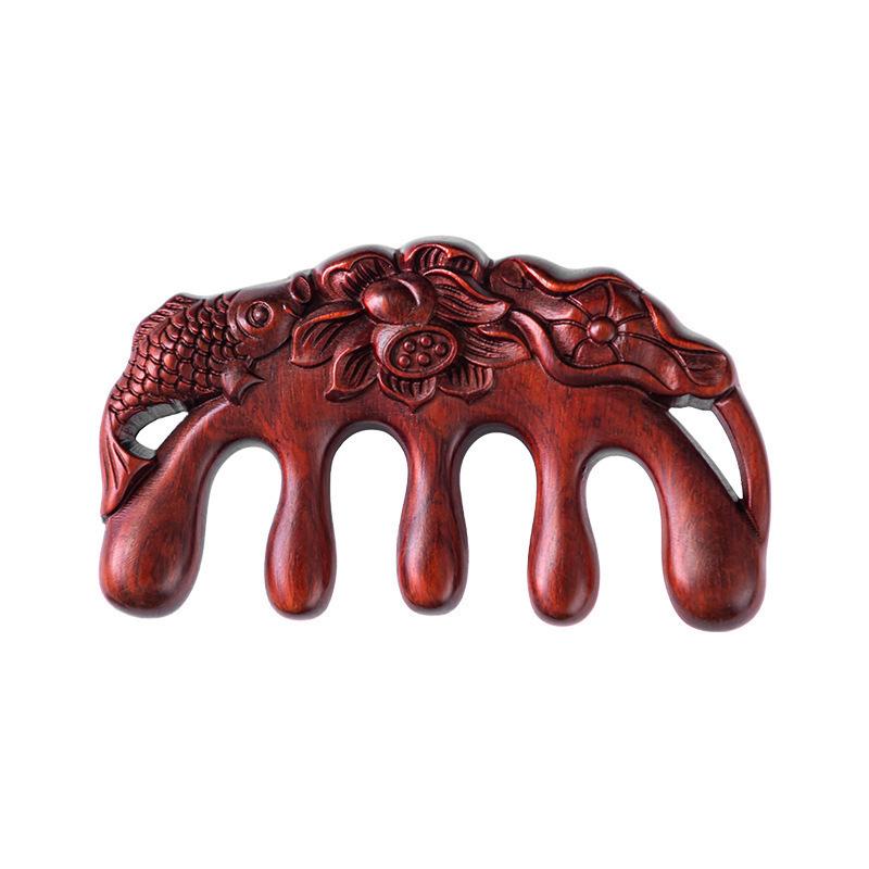 Ancient Style Rosewood & Green Sandalwood Massage Comb Gift Set